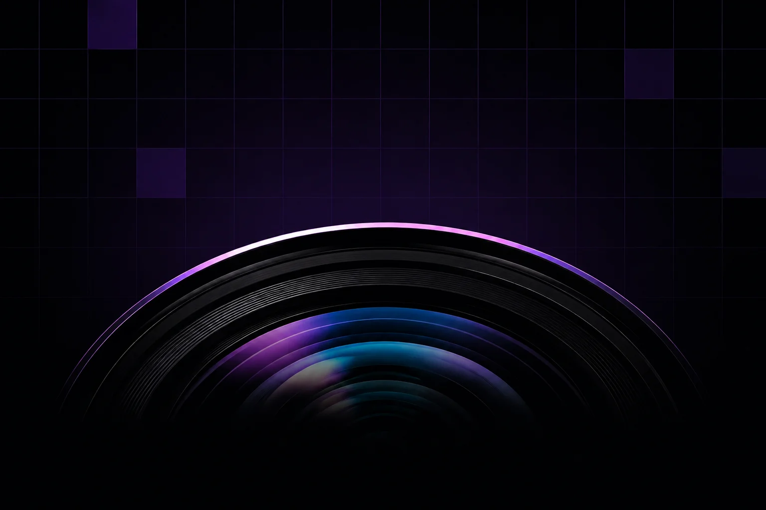 Camera Lens Arc Glow